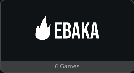 Wildies Casino - Ebaka games, 6 titles Ebaka logo with 6 games at Wildies Casino