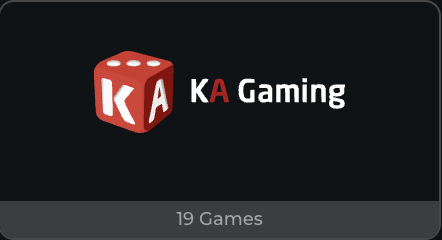 Wildies Casino Games UK - KA Gaming, 19 games KA Gaming logo with 19 games in the Wildies Casino games lineup